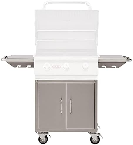 Bull Outdoor Products 69500 24" Steer Pedestal Cart Bottom for Outdoor Grilling, Cooking and BBQing