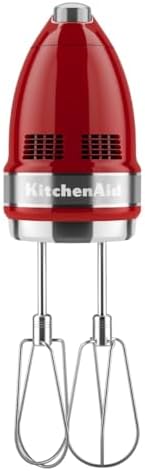 KitchenAid 9 Speed Hand Mixer w/Accessories, KHM926, Empire Red