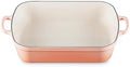 Le Creuset Enameled Cast Iron Rectangular Roaster, 5.25 qt., Peche