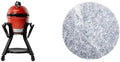 Kamado Joe KJ15112524 Joe Jr Cart Stand and KJ15090720 Soapstone Grill Accessory for Joe Jr