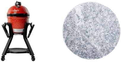Kamado Joe KJ15112524 Joe Jr Cart Stand and KJ15090720 Soapstone Grill Accessory for Joe Jr
