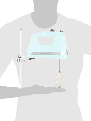 KitchenAid 5 Ultra Power Speed Hand Mixer, KHM512, Ice Blue