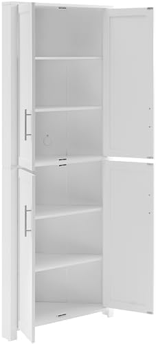 Crosley Furniture Savannah Corner Pantry Storage Cabinet