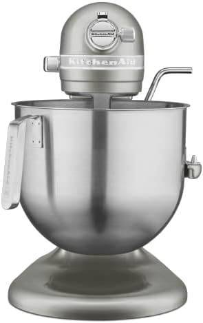 KitchenAid KSM8990CU 8-Quart Commercial Countertop Mixer, 10-Speed, Gear-Driven, Contour Silver