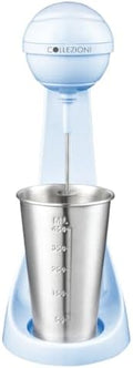 Collezioni Milk Shake Mixer 16 oz Capacity 2 Speeds Includes Mixing Cup & Rod Classic Design, Blue