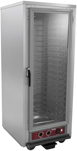 Kratos Premium Full Size Universal Insulated Commercial Heated Holding and Proofing Cabinet, Accepts Full Size Sheet Pans and Food Pans, Clear Door, 120V, 2000W (28W-235)