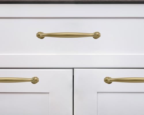 khtumeware 2 Pack 8 Inch(203mm) Champagne Bronze Cabinet Pulls Gold Kitchen Cabinet Hardware