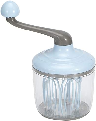 Oumefar Cream Mixer Multi-Function Hand-Cranked Cream Mixer Removable Limiting Buckle for Home for Milkshake