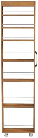 KEIKI 7 Tier Pull-Out Kitchen Pantry Storage Cabinet, Spice Rack Open Shelf