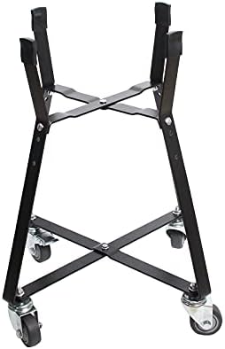Rolling Cart for Kamado Joe Junior Accessories,Kamado Joe Rolling Nest with Heavy Duty Locking Caster Wheels Powder Coated Steel Rolling Outdoor Cart for Kamado Joe Junior Grill Stand