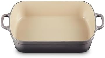 Le Creuset Enameled Cast Iron Rectangular Roaster, 5.25 qt., Oyster
