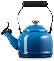 Le Creuset Enamel On Steel Demi Tea Kettle, 1.25 qt., Marseille - Image 3