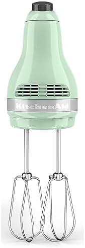 KitchenAid 5-Speed Ultra Power Hand Mixer - KHM512, Pistachio & Variable Speed Corded Hand Blender KHBV53, Pistachio