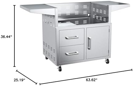 EdgeStar GRL360CART 36" Cart with Door and Drawer Combo for GRL360 Series Grills