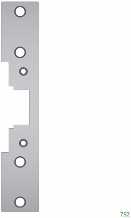 HES Hardware - Assa Abloy HES 7000C Electric Strike Complete Pack, Designed to Address pre-Loaded Doors and with in-Frame Horizontal adjustability, Color: Satin Stainless Steel, Model: 7000C-630