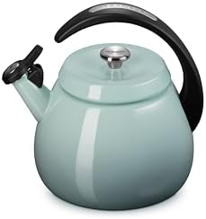 Le Creuset Enamel on Steel Cloche Kettle, 2.2 qt., Sea Salt - Image 2