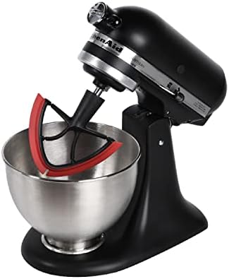 New Metro Design Beater Blade Metal TH-MR Compatible with KitchenAid 4.5-5 Qt Tilt-head Stand Mixer, Red