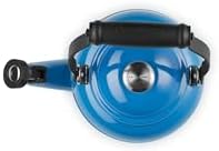 Le Creuset Enamel On Steel Demi Tea Kettle, 1.25 qt., Marseille - Image 4