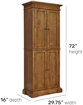 Homestyles Americana Distressed Oak Pantry, 72"H