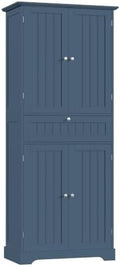 ChooChoo 72" H Bathroom Floor Cabinet with Drawer and Adjustable Shelves
