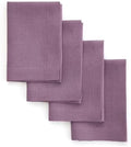 Solino Home 100% Pure Linen Napkins Mulberry, Fete 20 x 20 in, Set of 4