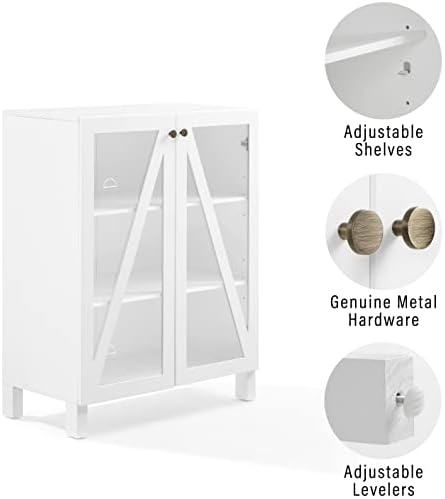 Crosley Furniture Cassai Stackable Pantry Storage Cabinet