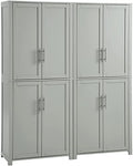 Crosley Furniture Savannah 2-Piece Pantry Storage Cabinet Set