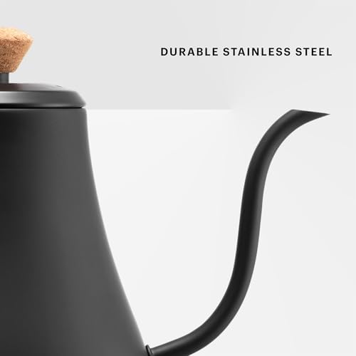 Bodum 27oz Bistro Gooseneck Electric Water Kettle,Pour Over Coffee & Tea,Stainless Steel,Matte Black,(Pack of 4) - Image 6