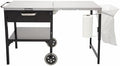 Cuisinart Prep ‘n Cook Outdoor Table and Grill Stand, Stainless Steel Folding Table with Wheels, 48” x 24” Prep Station for Home BBQ, Tailgates, Cookouts