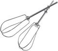 Hand Mixer Beaters, 2-Pack Stainless Steel Attachments for KitchenAid Models W10490648, KHM5APWH7, PS4082859 - Compatible with KHM3, KHM5, KHM7, KHM9 Series Mixers
