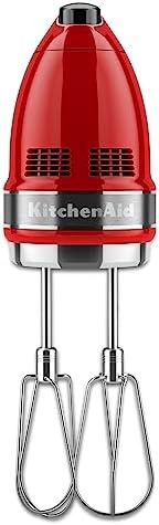 KitchenAid 7 Speed Hand Mixer, KHM7210, Empire Red