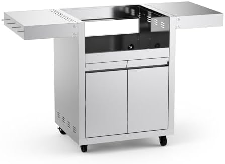 Hygrill Stainless Steel Grill Cart for Hygrill 3-Burner Built-In Gas Grill