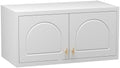 Polup Wall Cabinet with Doors, Small Hanging Cabinet for Kitchen Pantry