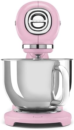 Iconic 1950s Retro Design Durable die-cast aluminum construction with glossy finish brings timeless Italian style to modern kitchens.