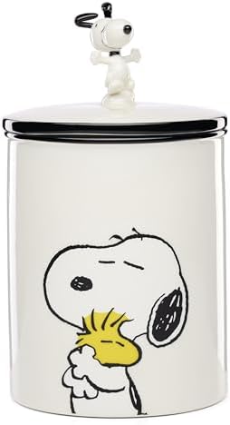 Lenox Chef Snoopy Canister with Lid, 1-Piece, for Kitchen Counter by Lenox
