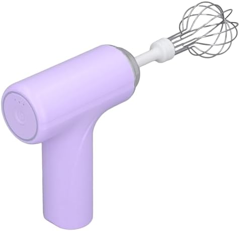 Handheld Electric Mixer, Electric Egg Beater, Foam Maker, Electric Kitchen Mixer, Cordless Electric Egg Beater, Rechargeable Kitchen Mixer for Cream, Egg Liquid, Jam, Butter