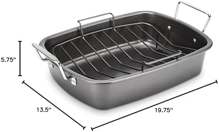 Cuisinart 16" x 12" Carbon Steel Non-Stick Roaster w/V-Rack