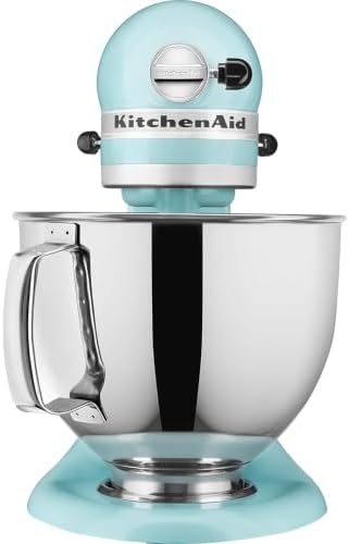 KitchenAid Artisan Series 5 Quart Tilt Head Stand Mixer with Pouring Shield KSM150PS, Mineral Water Bundle with Deco Essentials Exclusive CPS 1 Year Extended Protection Pack
