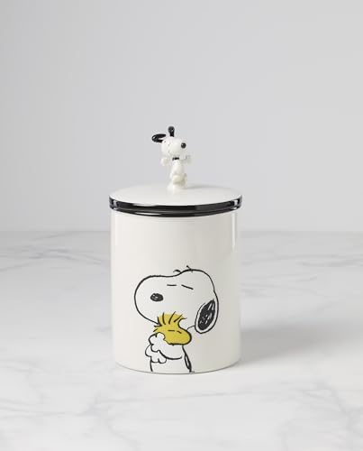 Lenox Chef Snoopy Canister with Lid, 1-Piece, for Kitchen Counter - Image 2