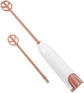 IMIKEYA Handheld Electric Mixer for Formula Milk Powder Stirrer with Extended Handle and Detachable Design Ideal for Versatile Juice and Coffee Mixing