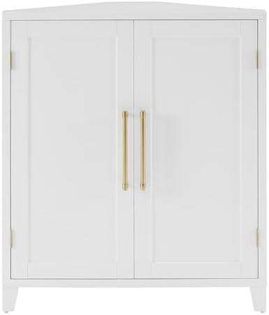 Crosley Furniture Roarke Stackable Corner Pantry Storage Cabinet