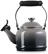 Le Creuset Enamel On Steel Demi Tea Kettle, 1.25 qt., Oyster - Image 3
