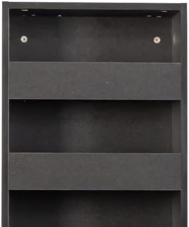 KEIKI 7 Tier Pull-Out Kitchen Pantry Storage Cabinet, Multi-Tier Single-Sided Open Shelf, Spice Rack Next to Fridge, Wood Hutch Food Pantries Cupboard for Coffee Bar, Dining Room, Narrow Spaces