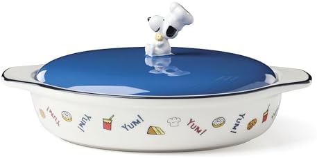 Lenox Chef Snoopy Casserole Dish with Lid by Lenox