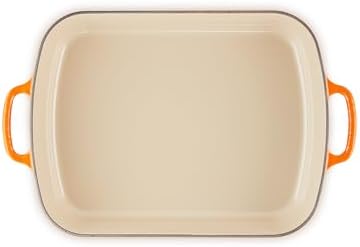 Le Creuset Enameled Cast Iron Rectangular Roaster, 5.25 qt., Flame