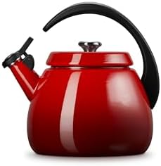 Le Creuset Enamel on Steel Cloche Kettle, 2.2 qt., Cerise - Image 3