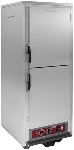 Kratos Premium Full Size Universal Insulated Commercial Holding and Proofing Cabinet, Holds Sheet Pans and Food Pans, Solid Door, 120V, 2000W (28W-236)
