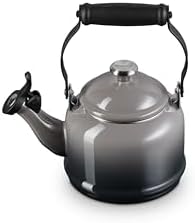 Le Creuset Enamel On Steel Demi Tea Kettle, 1.25 qt., Oyster by Unknown
