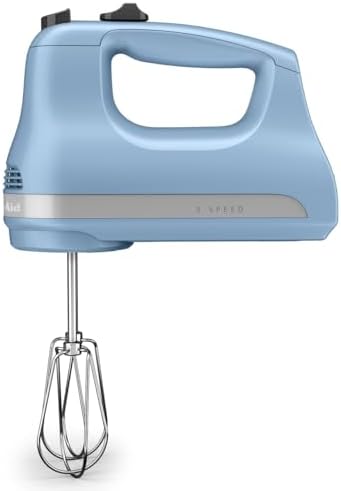 KitchenAid 5 Ultra Power Speed Hand Mixer, KHM512, Blue Velvet