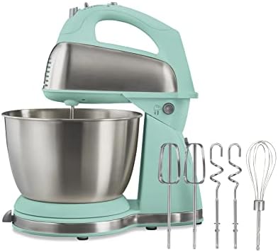 Hamilton Beach Classic Electric 4 Qt Stand Mixer & Hand Mixer With 6 Speeds